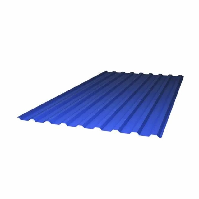 Поликарбонат монолитный профилированный 0,9х1150х2000 синий